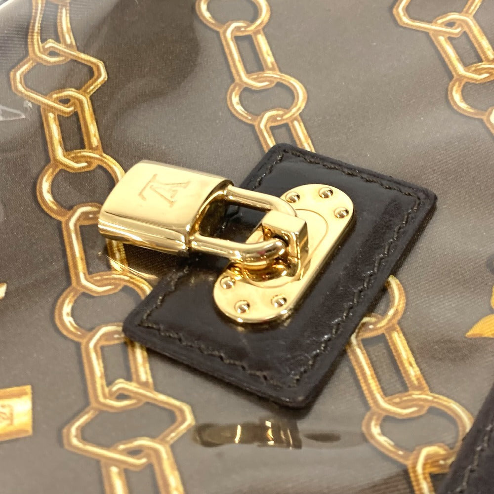 LOUIS VUITTON Shoulder Bag M95162 Plastics, Leather Brown Monogram charm Pochette Accessoires Women Used Authentic