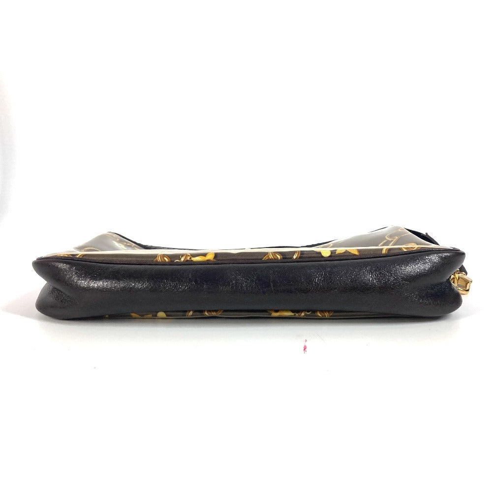 LOUIS VUITTON Shoulder Bag M95162 Plastics, Leather Brown Monogram charm Pochette Accessoires Women Used Authentic