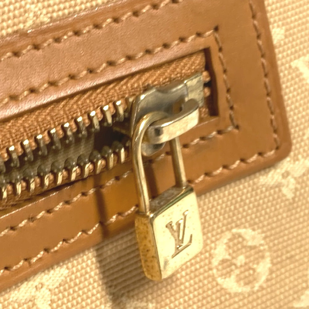 LOUIS VUITTON Shoulder Bag M92328 Monogram mini canvas beige Monogram mini Sac Catline Women Used Authentic
