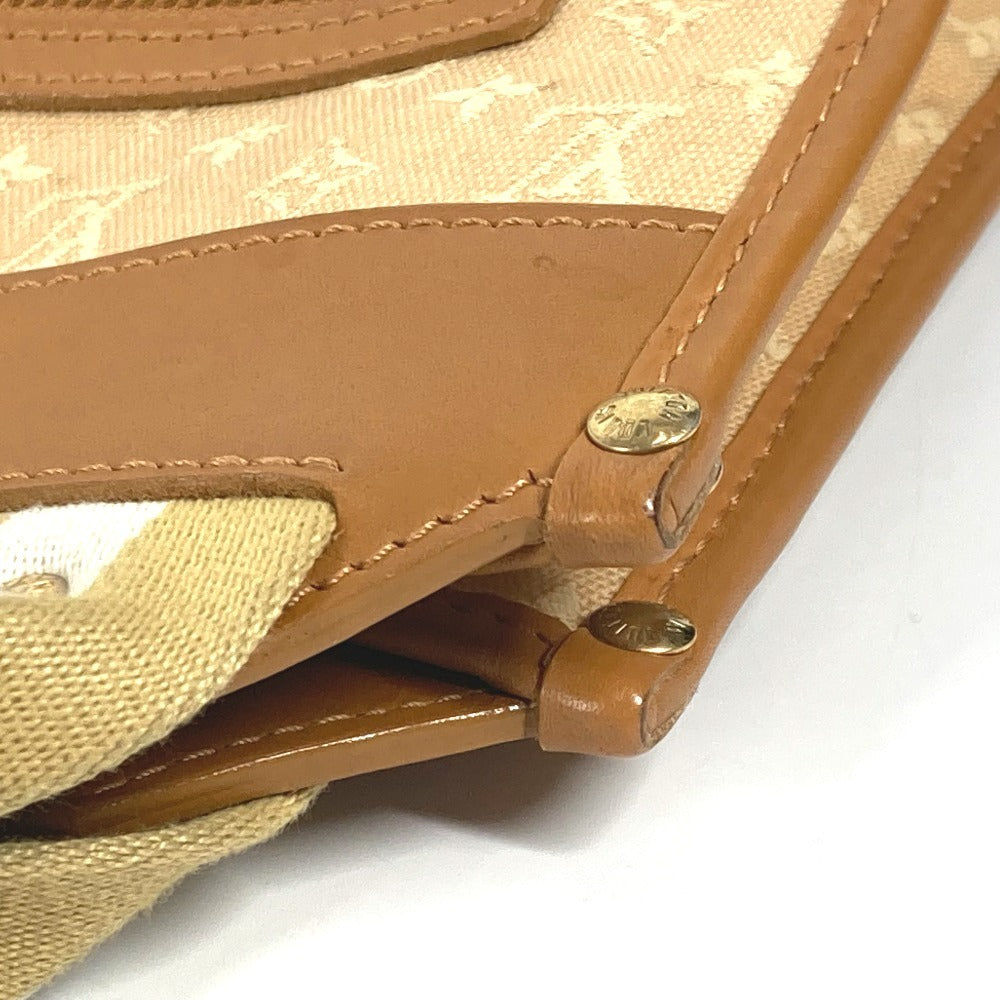 LOUIS VUITTON Shoulder Bag M92328 Monogram mini canvas beige Monogram mini Sac Catline Women Used Authentic