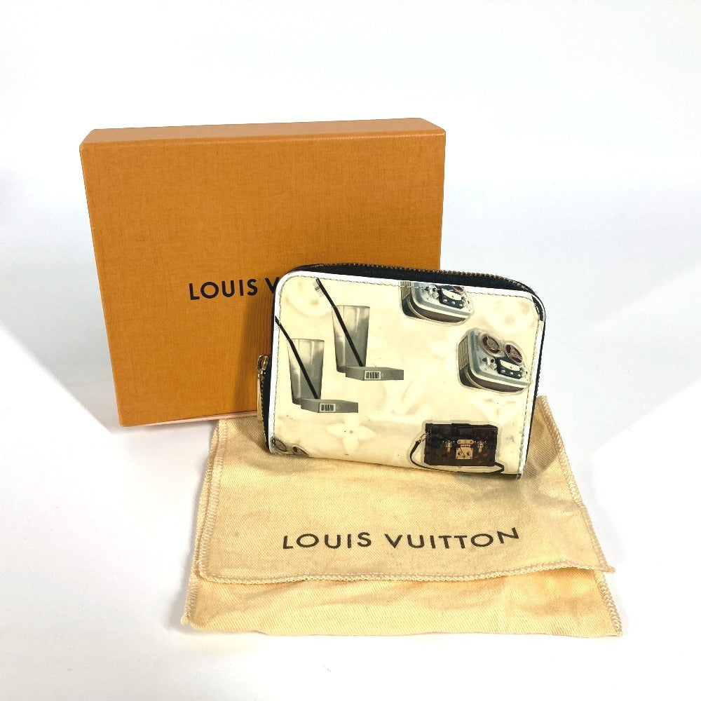 LOUIS VUITTON Coin case M50372 Patent leather Multi Nicolas Gesqueur Zip around purse Women Used Authentic