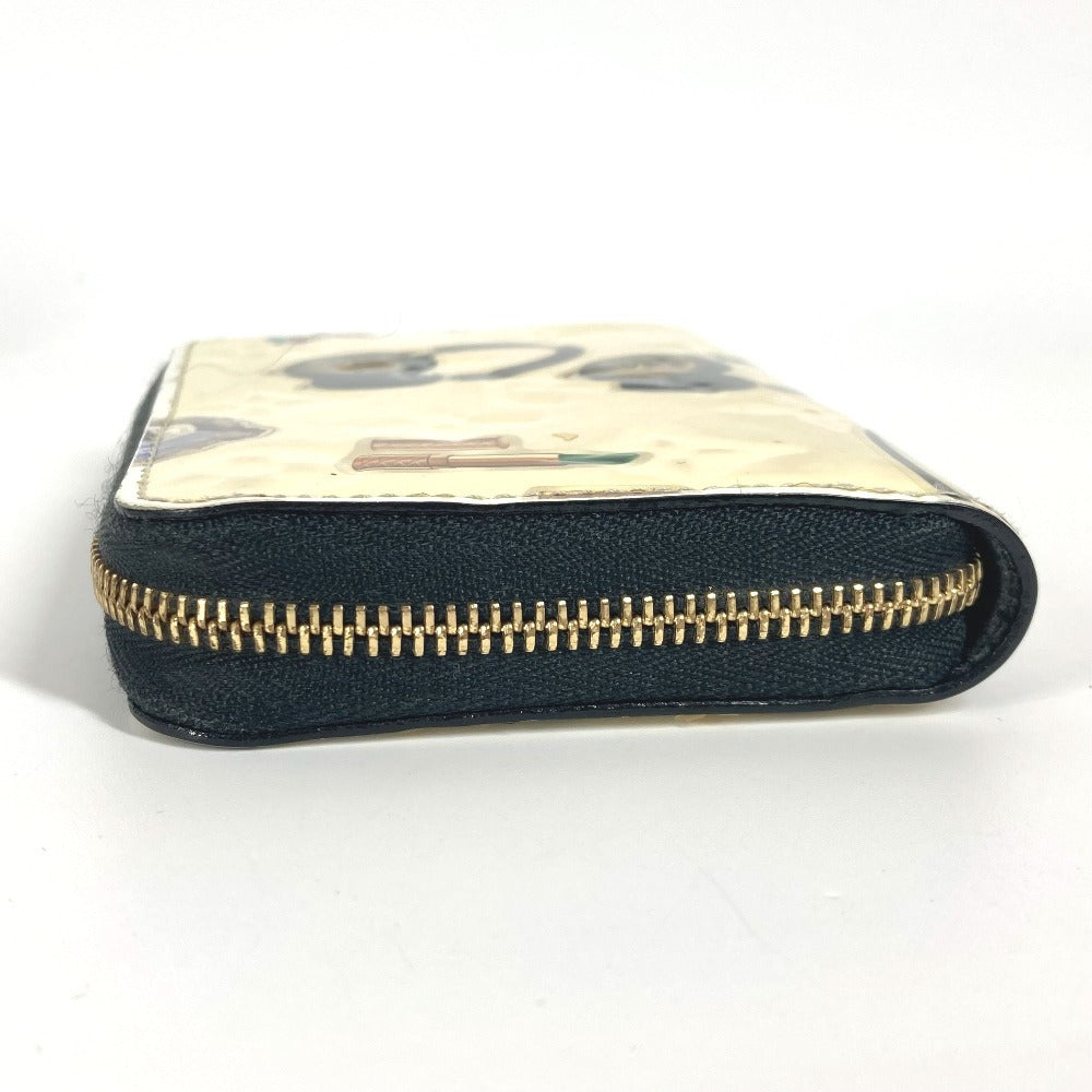 LOUIS VUITTON Coin case M50372 Patent leather Multi Nicolas Gesqueur Zip around purse Women Used Authentic