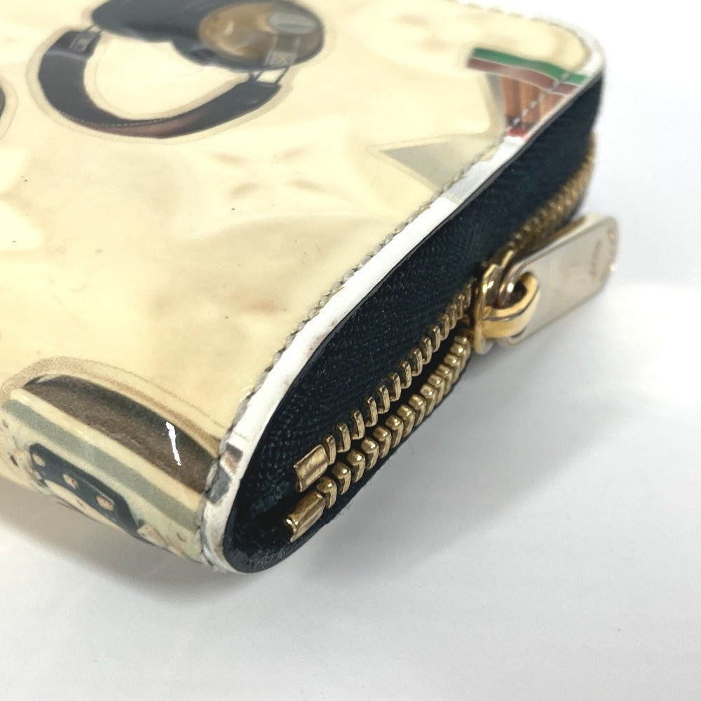 LOUIS VUITTON Coin case M50372 Patent leather Multi Nicolas Gesqueur Zip around purse Women Used Authentic