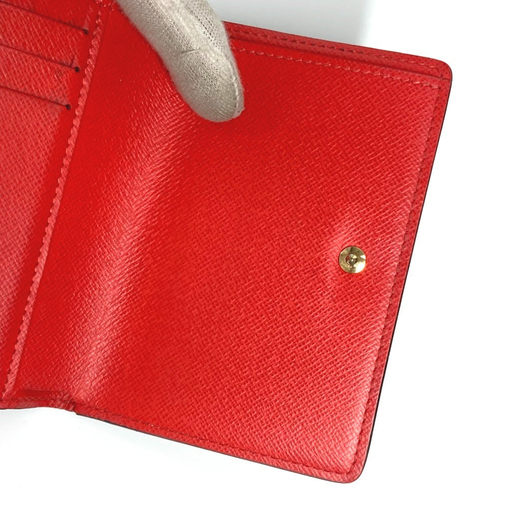 LOUIS VUITTON Trifold wallet M63326 Monogram canvas Brown Monogram Portefeuille Victorine Women Used Authentic