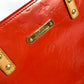 LOUIS VUITTON Tote Bag M93670 Monogram Vernis Orange Monogram Vernis Bellevue PM