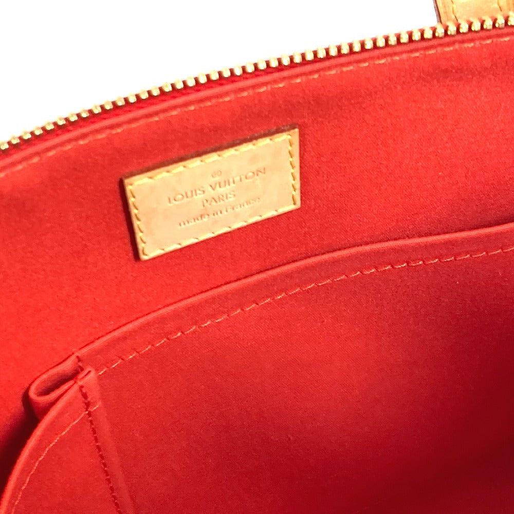 LOUIS VUITTON Tote Bag M93670 Monogram Vernis Orange Monogram Vernis Bellevue PM
