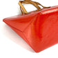 LOUIS VUITTON Tote Bag M93670 Monogram Vernis Orange Monogram Vernis Bellevue PM