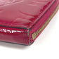 LOUIS VUITTON Coin case M90006 Monogram Vernis purple Monogram Vernis Porto Monet Coeur Women Used Authentic