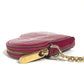 LOUIS VUITTON Coin case M90006 Monogram Vernis purple Monogram Vernis Porto Monet Coeur Women Used Authentic