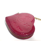 LOUIS VUITTON Coin case M90006 Monogram Vernis purple Monogram Vernis Porto Monet Coeur Women Used Authentic