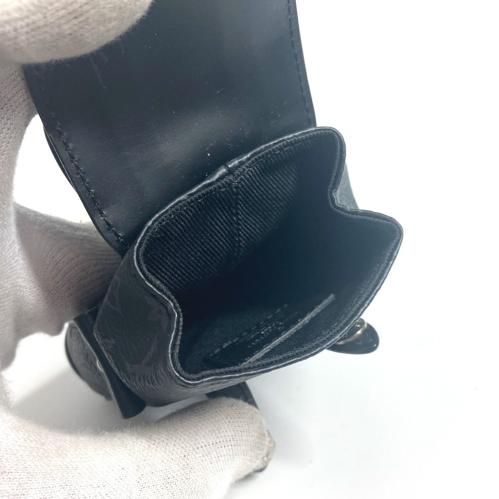 LOUIS VUITTON Bag charm M77166 Monogram Eclipse Canvas black Monogram Eclipse Beaded Sac Mini Christopher