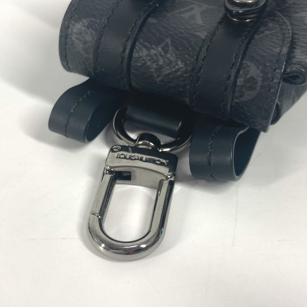 LOUIS VUITTON Bag charm M77166 Monogram Eclipse Canvas black Monogram Eclipse Beaded Sac Mini Christopher