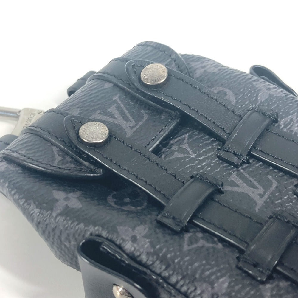 LOUIS VUITTON Bag charm M77166 Monogram Eclipse Canvas black Monogram Eclipse Beaded Sac Mini Christopher