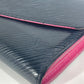 LOUIS VUITTON Long Wallet Purse M64322 Epi Leather black Epi Portefeuille Sarah