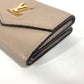 LOUIS VUITTON Trifold wallet M69340 Calf leather beige LV logo Portefeuille Rockmini