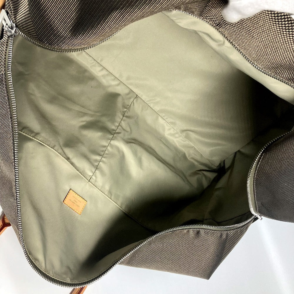 LOUIS VUITTON Boston Duffel bag M93228 Damier Jean Canvas khaki Damier Jean Suvlan