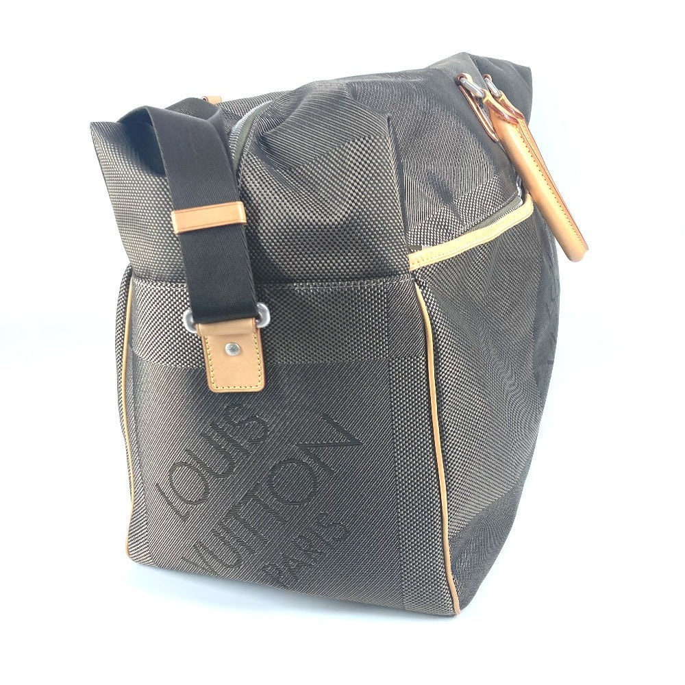 LOUIS VUITTON Boston Duffel bag M93228 Damier Jean Canvas khaki Damier Jean Suvlan