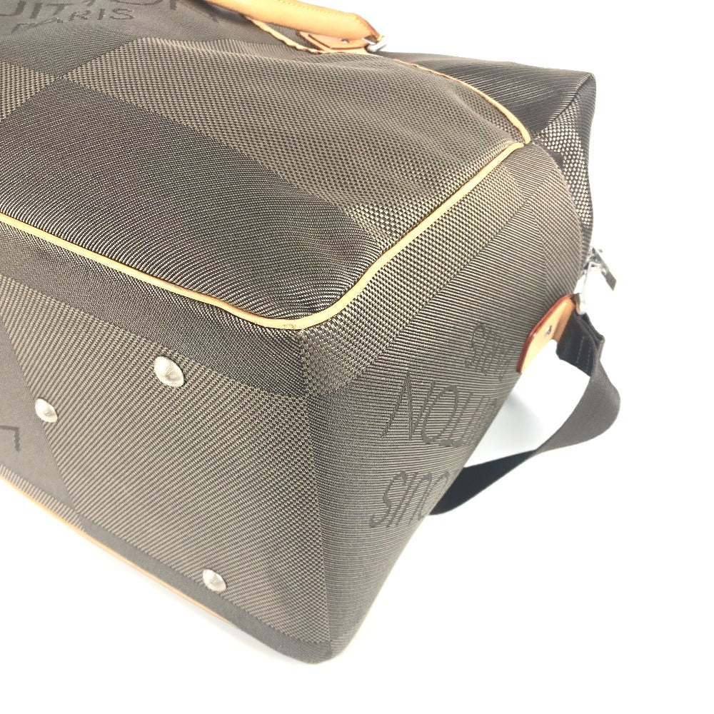 LOUIS VUITTON Boston Duffel bag M93228 Damier Jean Canvas khaki Damier Jean Suvlan