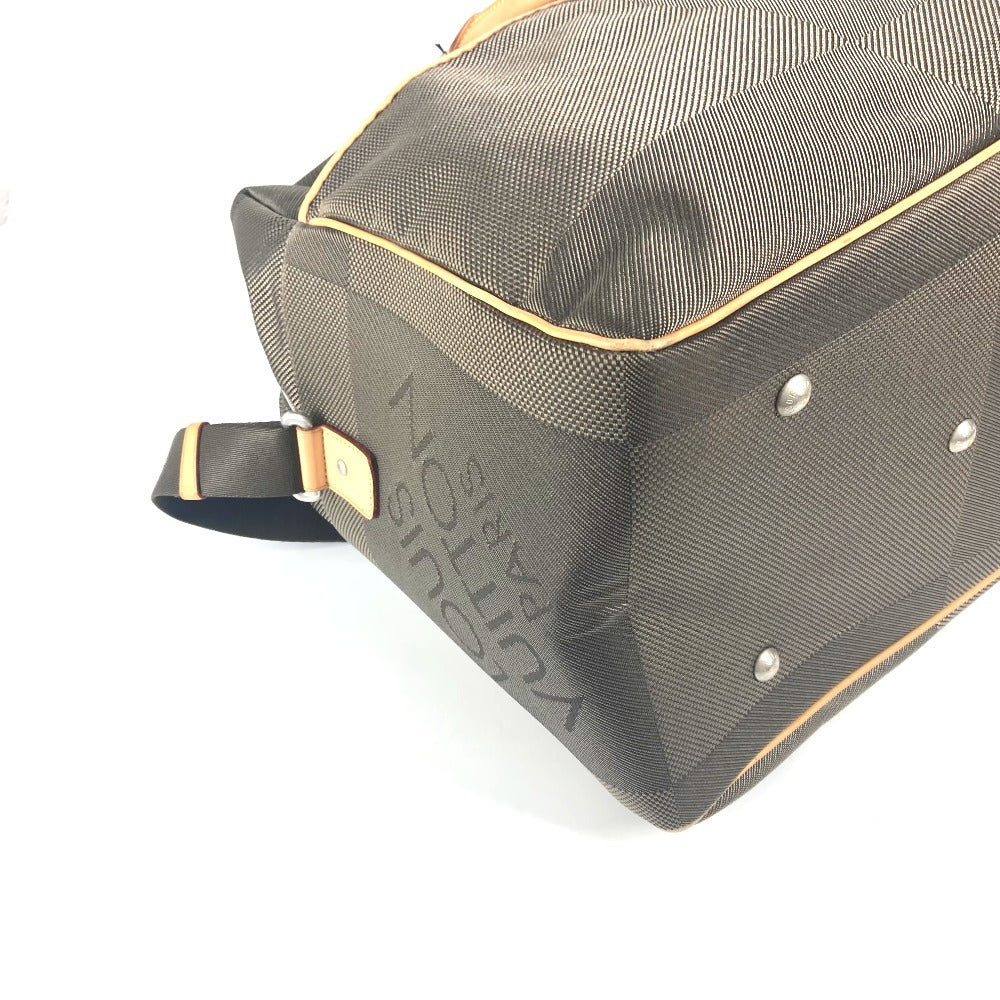 LOUIS VUITTON Boston Duffel bag M93228 Damier Jean Canvas khaki Damier Jean Suvlan