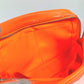LOUIS VUITTON Pouch N23348 Damier Anfini Leather Orange Damier Anfini Truth Cracking T