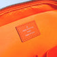LOUIS VUITTON Pouch N23348 Damier Anfini Leather Orange Damier Anfini Truth Cracking T
