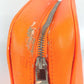 LOUIS VUITTON Pouch N23348 Damier Anfini Leather Orange Damier Anfini Truth Cracking T