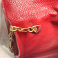 LOUIS VUITTON Coin case M60634 Monogram Ann Platt Leather Red Monogram Ann Platt Pochette Cre