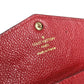 LOUIS VUITTON Coin case M60634 Monogram Ann Platt Leather Red Monogram Ann Platt Pochette Cre