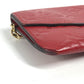 LOUIS VUITTON Coin case M60634 Monogram Ann Platt Leather Red Monogram Ann Platt Pochette Cre