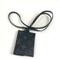 LOUIS VUITTON Coin case M83155 Taiga Leather black Taigalama Porto Cult Onstrap