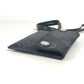 LOUIS VUITTON Coin case M83155 Taiga Leather black Taigalama Porto Cult Onstrap