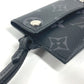 LOUIS VUITTON Coin case M83155 Taiga Leather black Taigalama Porto Cult Onstrap
