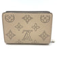 LOUIS VUITTON Folded wallet M80817 monogram mahina leather beige Portefeuille Clare