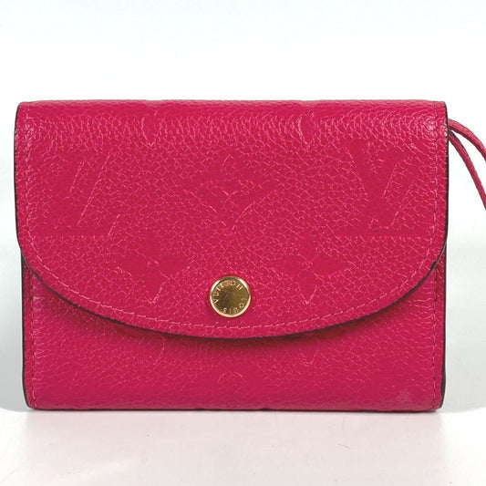 LOUIS VUITTON Folded wallet M81521 Monogram Ann Platt Leather pink Monogram Ann Platt Portomonet Rosali