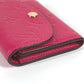 LOUIS VUITTON Folded wallet M81521 Monogram Ann Platt Leather pink Monogram Ann Platt Portomonet Rosali
