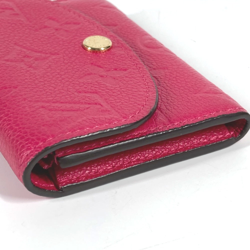 LOUIS VUITTON Folded wallet M81521 Monogram Ann Platt Leather pink Monogram Ann Platt Portomonet Rosali