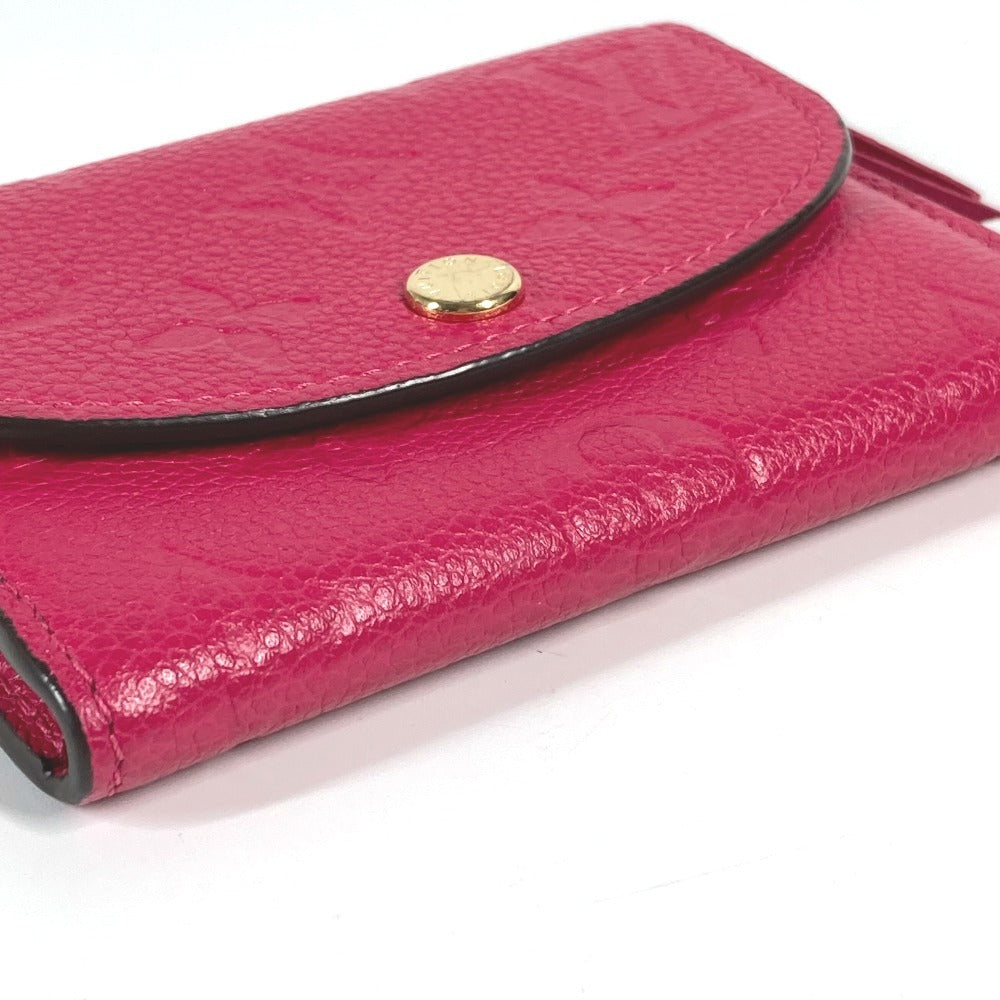 LOUIS VUITTON Folded wallet M81521 Monogram Ann Platt Leather pink Monogram Ann Platt Portomonet Rosali
