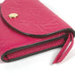 LOUIS VUITTON Folded wallet M81521 Monogram Ann Platt Leather pink Monogram Ann Platt Portomonet Rosali