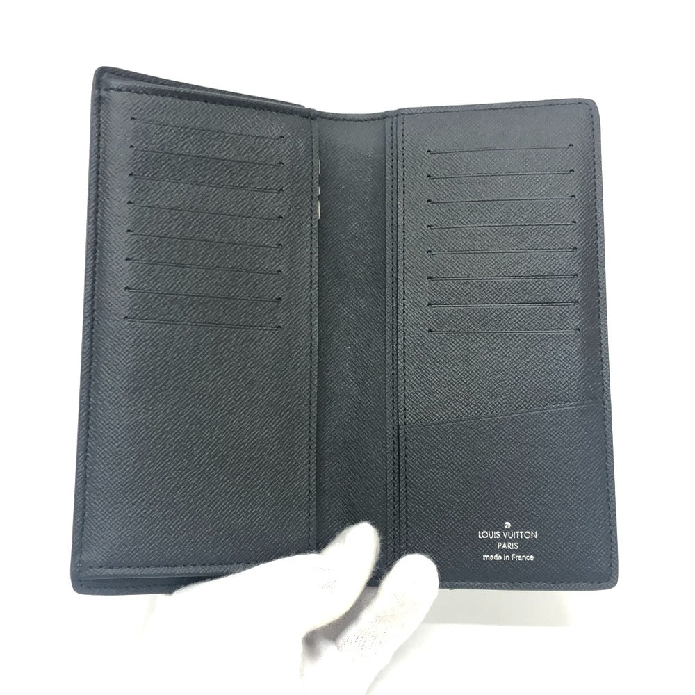 LOUIS VUITTON Long Wallet Purse N62655 Damier Grafitto Canvas black Portefeuille Brazza