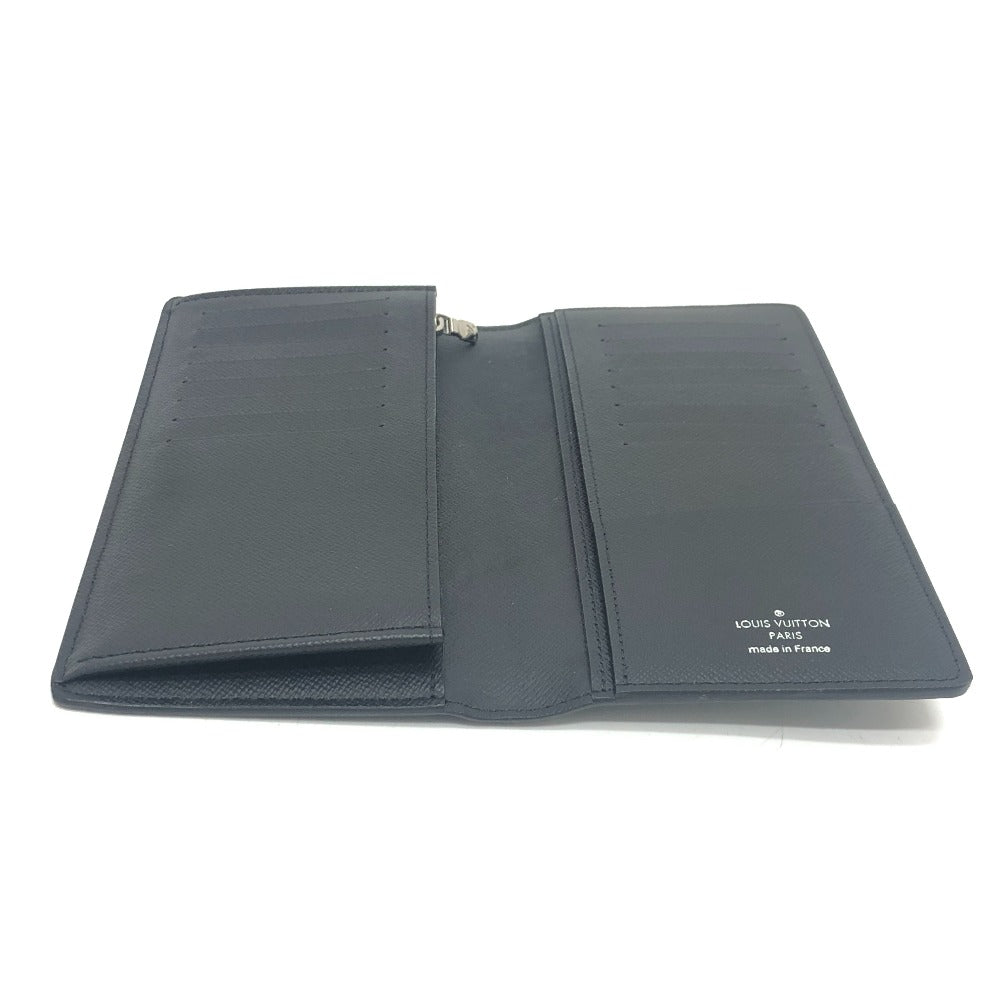 LOUIS VUITTON Long Wallet Purse N62655 Damier Grafitto Canvas black Portefeuille Brazza