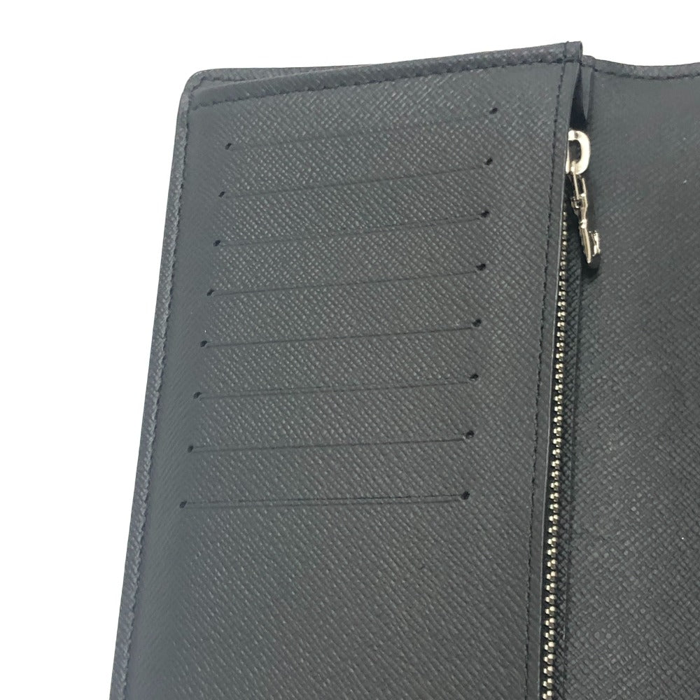 LOUIS VUITTON Long Wallet Purse N62655 Damier Grafitto Canvas black Portefeuille Brazza
