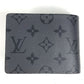 LOUIS VUITTON Folded wallet M80906 Monogram Eclipse Canvas gray Monogram Eclipse Reverse Portefeuille Slender