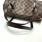 LOUIS VUITTON Handbag Ｎ51303 Damier canvas Brown Papillon 30 Cylinder type