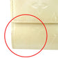 LOUIS VUITTON Long Wallet Purse M91382 Monogram Vernis Cream white Zippered wallet Vernis Pochette Portomonnaie Credit Perle Women Used Authentic