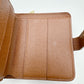 LOUIS VUITTON Bifold Wallet M61667 Monogram canvas Brown Card pocket with zipper Monogram Compact zip unisex(Unisex) Used Authentic
