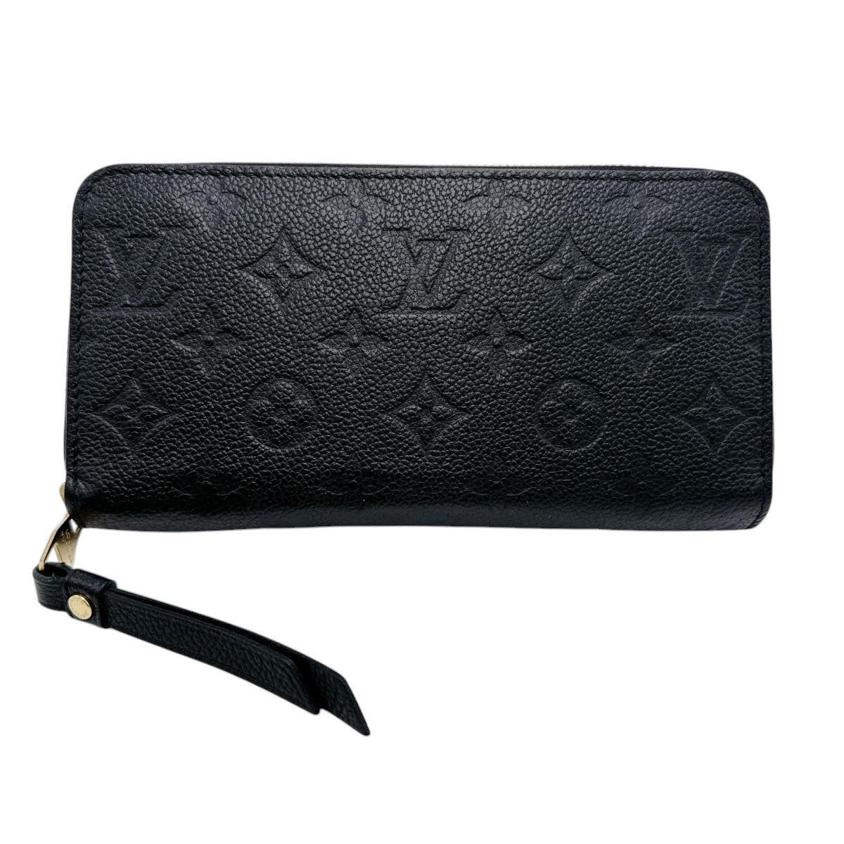 LOUIS VUITTON Long Wallet Purse M61864 Monogram Ann Platt black Long Wallet Purse Monogram Zippy wallet Women Used Authentic