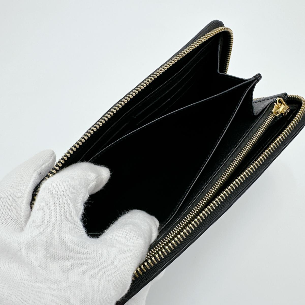 LOUIS VUITTON Long Wallet Purse M61864 Monogram Ann Platt black Long Wallet Purse Monogram Zippy wallet Women Used Authentic