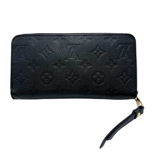 LOUIS VUITTON Long Wallet Purse M61864 Monogram Ann Platt black Long Wallet Purse Monogram Zippy wallet Women Used Authentic