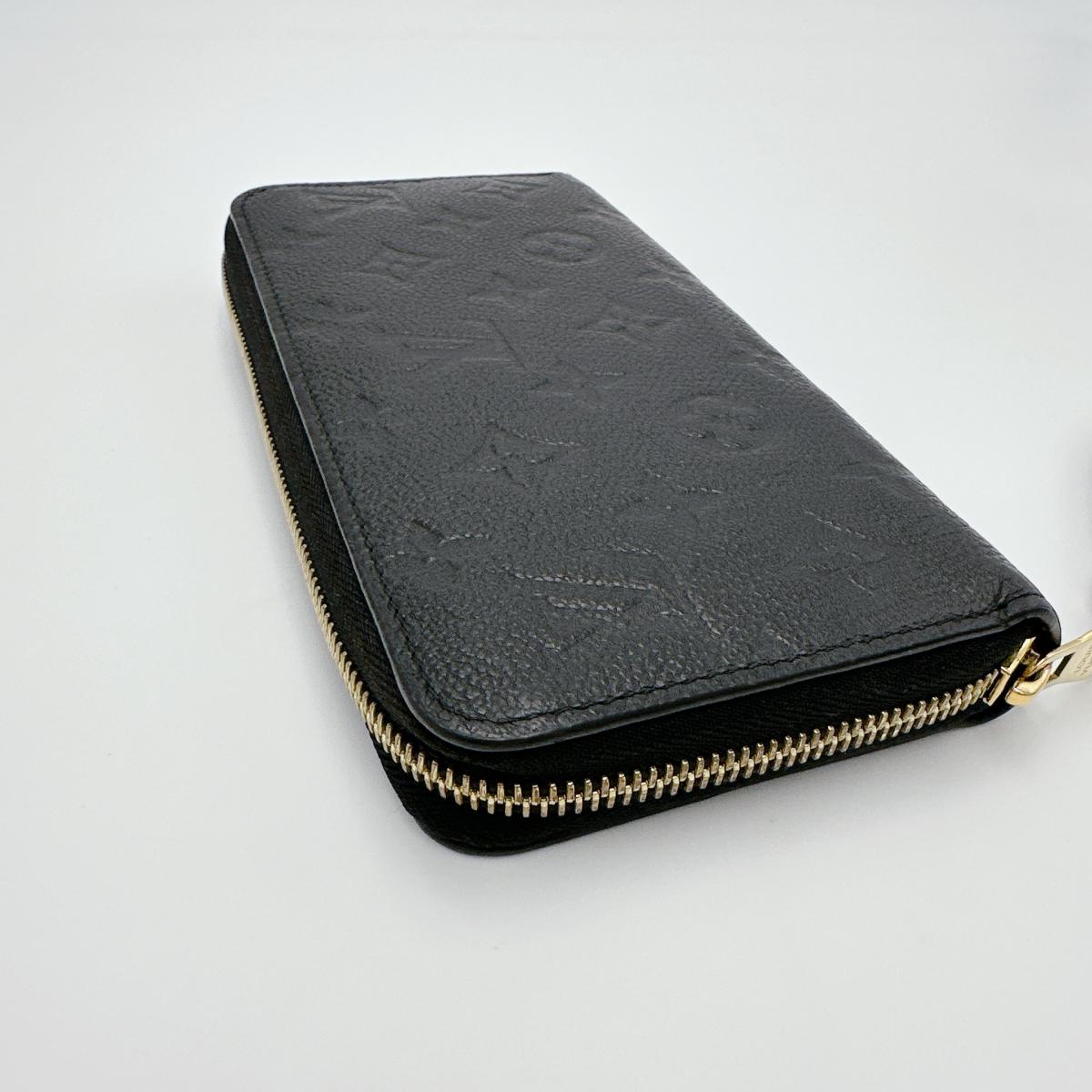 LOUIS VUITTON Long Wallet Purse M61864 Monogram Ann Platt black Long Wallet Purse Monogram Zippy wallet Women Used Authentic