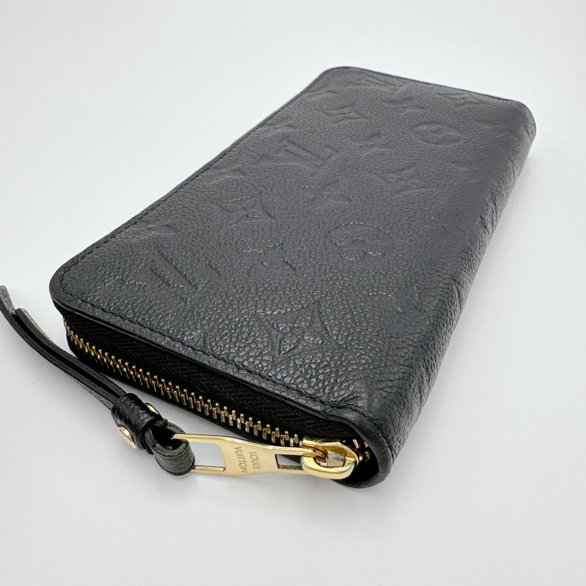 LOUIS VUITTON Long Wallet Purse M61864 Monogram Ann Platt black Long Wallet Purse Monogram Zippy wallet Women Used Authentic